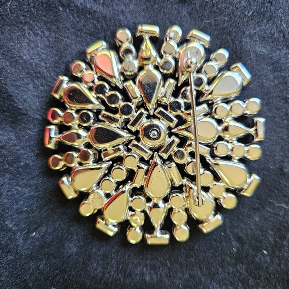 SPECTATULAR VINTAGE Jay Flex Rhinestone Brooch - Picture 3 of 3